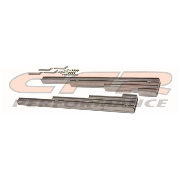 Cfr Performance CFR HZ-6061-3-POL 9.5 mm Aluminum Billet Wire Loom Set Finned - Polished - Chevy, Ford & Mopar HZ-6061-3-POL - main